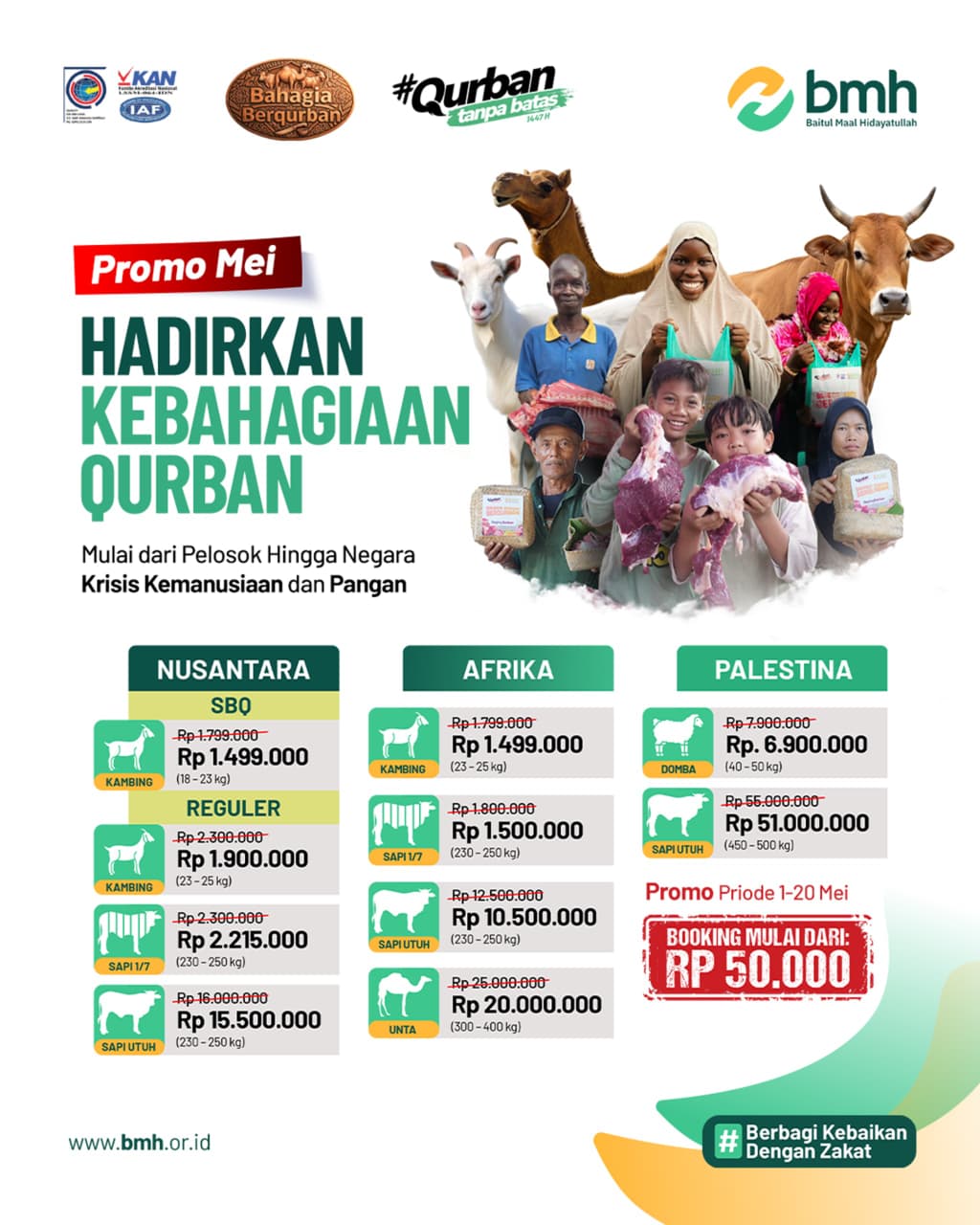 Promo Terbatas! Tebar Kebahagiaan dengan Berqurban di Pelosok Negeri